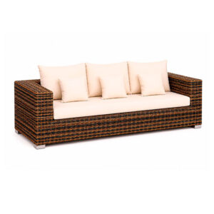 Sofá 3 Plazas Médula Rattan "Escorial"