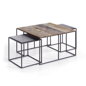 Mesas Centro "Contempo" 80 cms. Set 3
