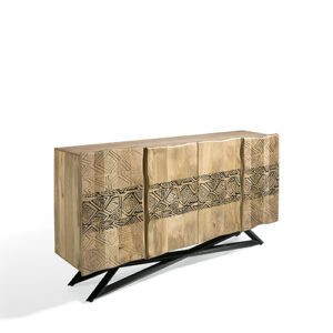 Aparador madera acacia & metal "Indy"