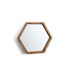 Espejo Hexagonal mediano "Home"