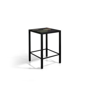 Mesa Bar Alta "Lugano Glossy Parquet"