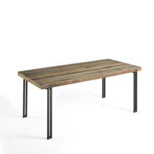 Mesa Comedor madera teca reciclada & forja "Tuareg" rectangular