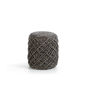 Puff Ivory Black