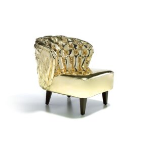 Sillón Auxiliar "Éclair Yellow Gold"