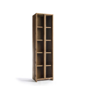 Vitrina teca reciclada "Fissure" 2 puertas