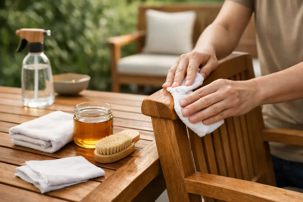 Cómo cuidar muebles de teca y preservar su belleza