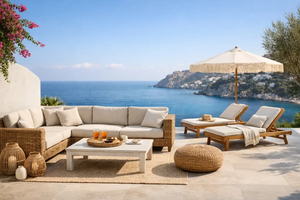 Muebles de exterior para vivir el Mediterráneo