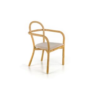 Sillón Comedor Rattan Natural "Fita"