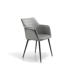 Sillón Comedor "Sienna Chequered Silver"