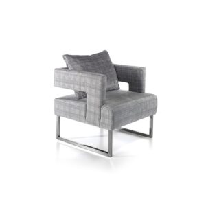 Sillón "Noah Checkered Silver"