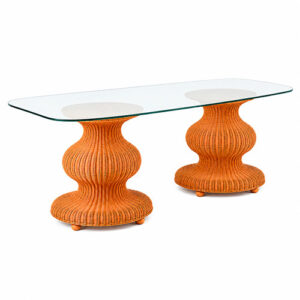 Mesa Comedor Médula Rattan "Manhattan" Rectangular