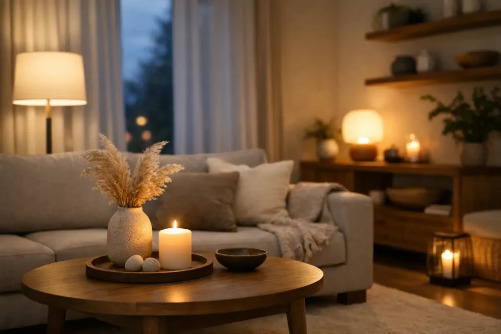 Iluminación ambiental para un hogar sereno