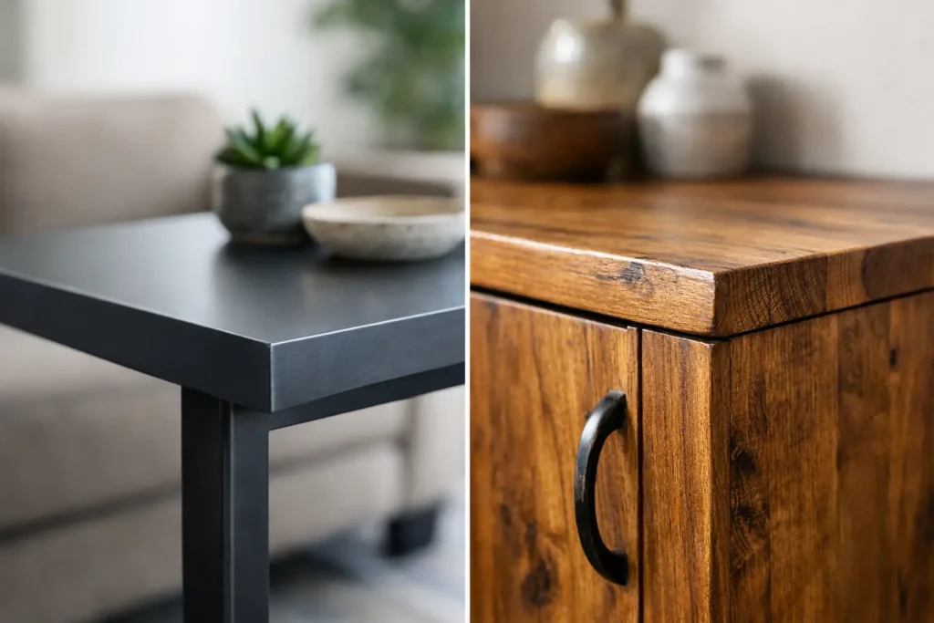 Chapa o madera maciza: cómo elegir muebles con alma