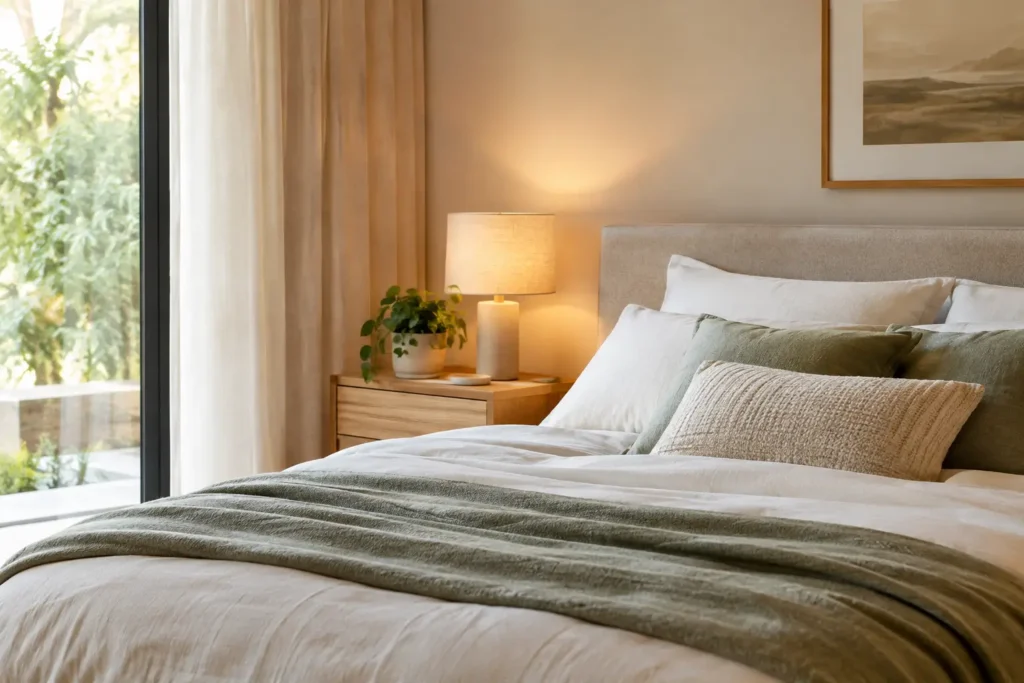 Qué iluminación necesita un dormitorio sereno