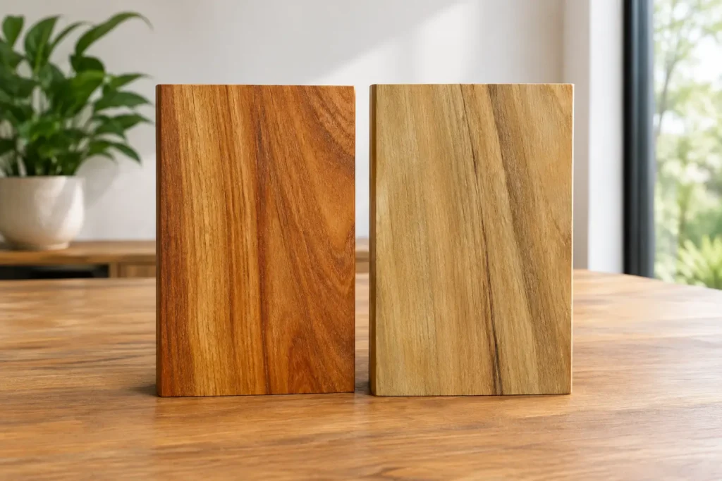 Teca o iroko: qué madera elegir para tu hogar